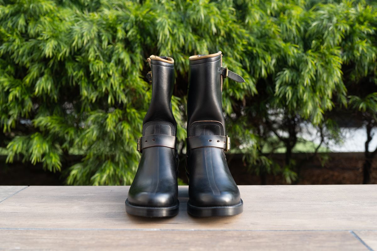 Photo by technicka on November 3, 2025 of the Role Club Engineer Boots in Hand Finished Chromexcel Horsehide.