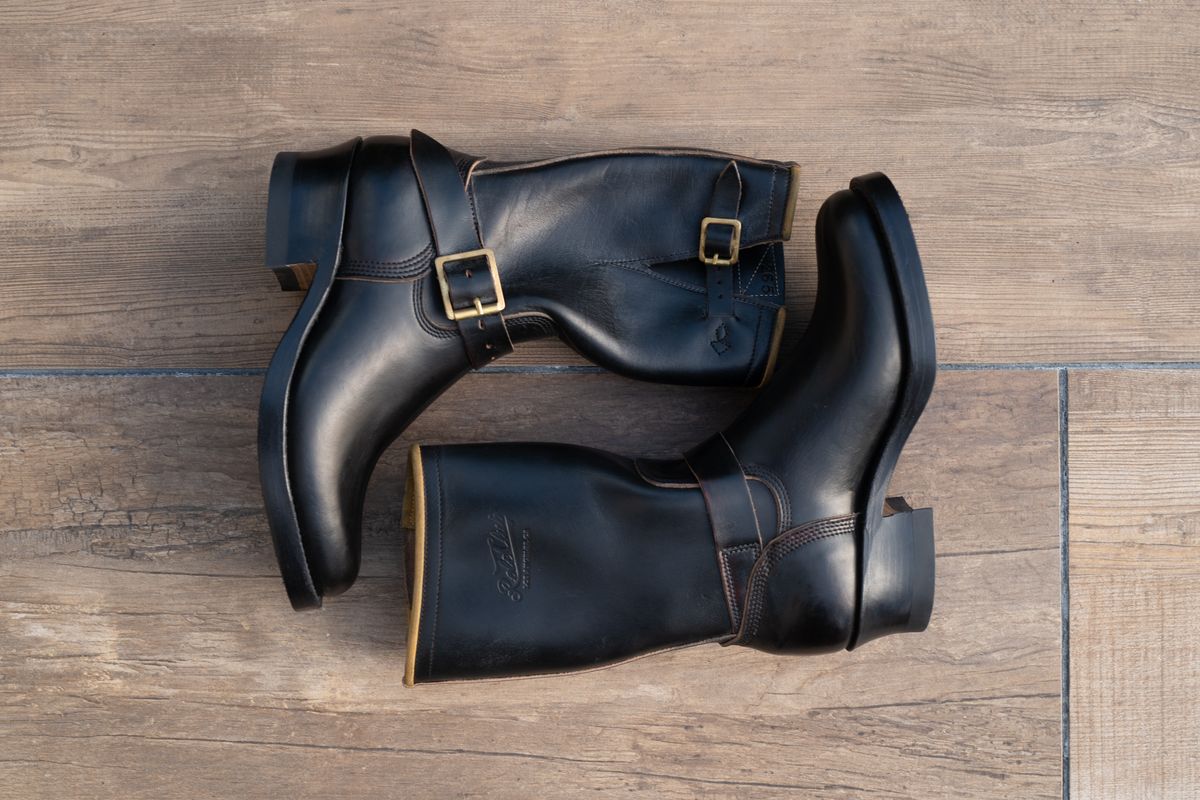 Photo by technicka on November 3, 2025 of the Role Club Engineer Boots in Hand Finished Chromexcel Horsehide.