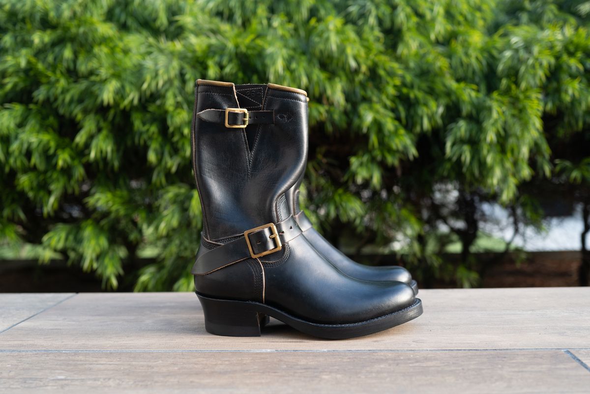 Photo by technicka on November 3, 2025 of the Role Club Engineer Boots in Hand Finished Chromexcel Horsehide.