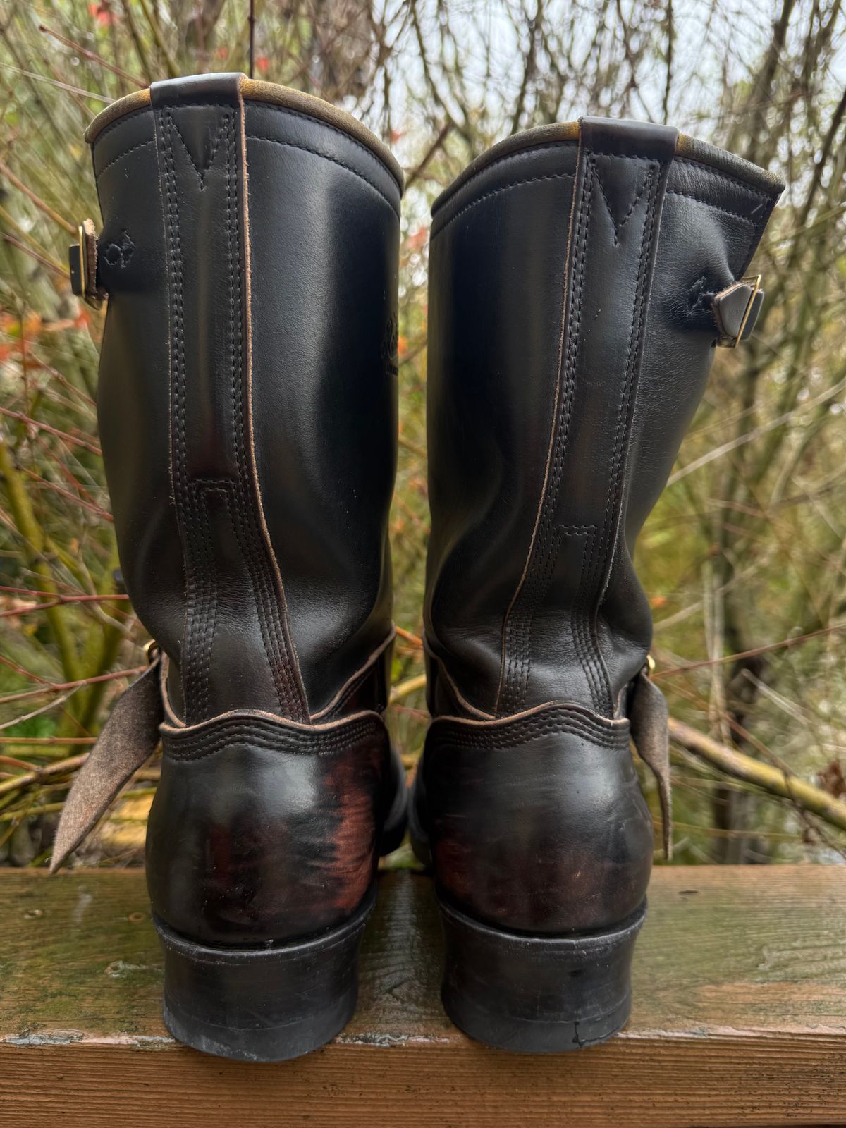 Photo by technicka on January 5, 2026 of the Role Club Engineer Boots in Hand Finished Chromexcel Horsehide.