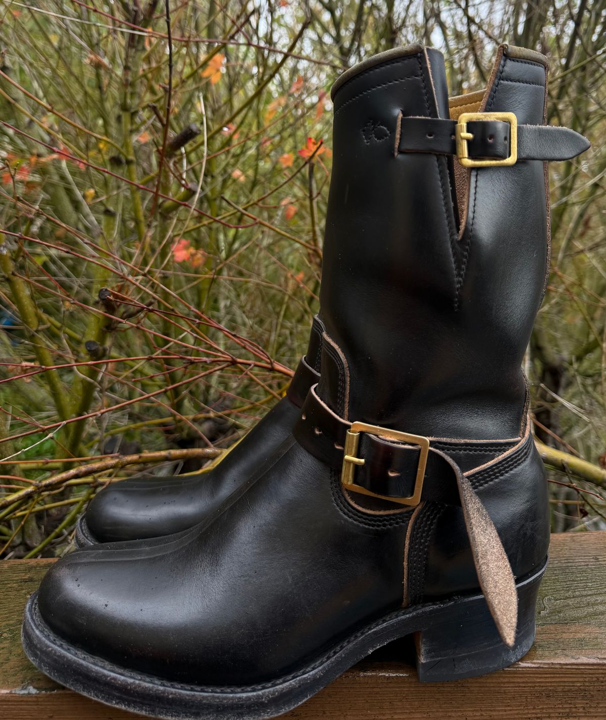 Photo by technicka on January 5, 2026 of the Role Club Engineer Boots in Hand Finished Chromexcel Horsehide.