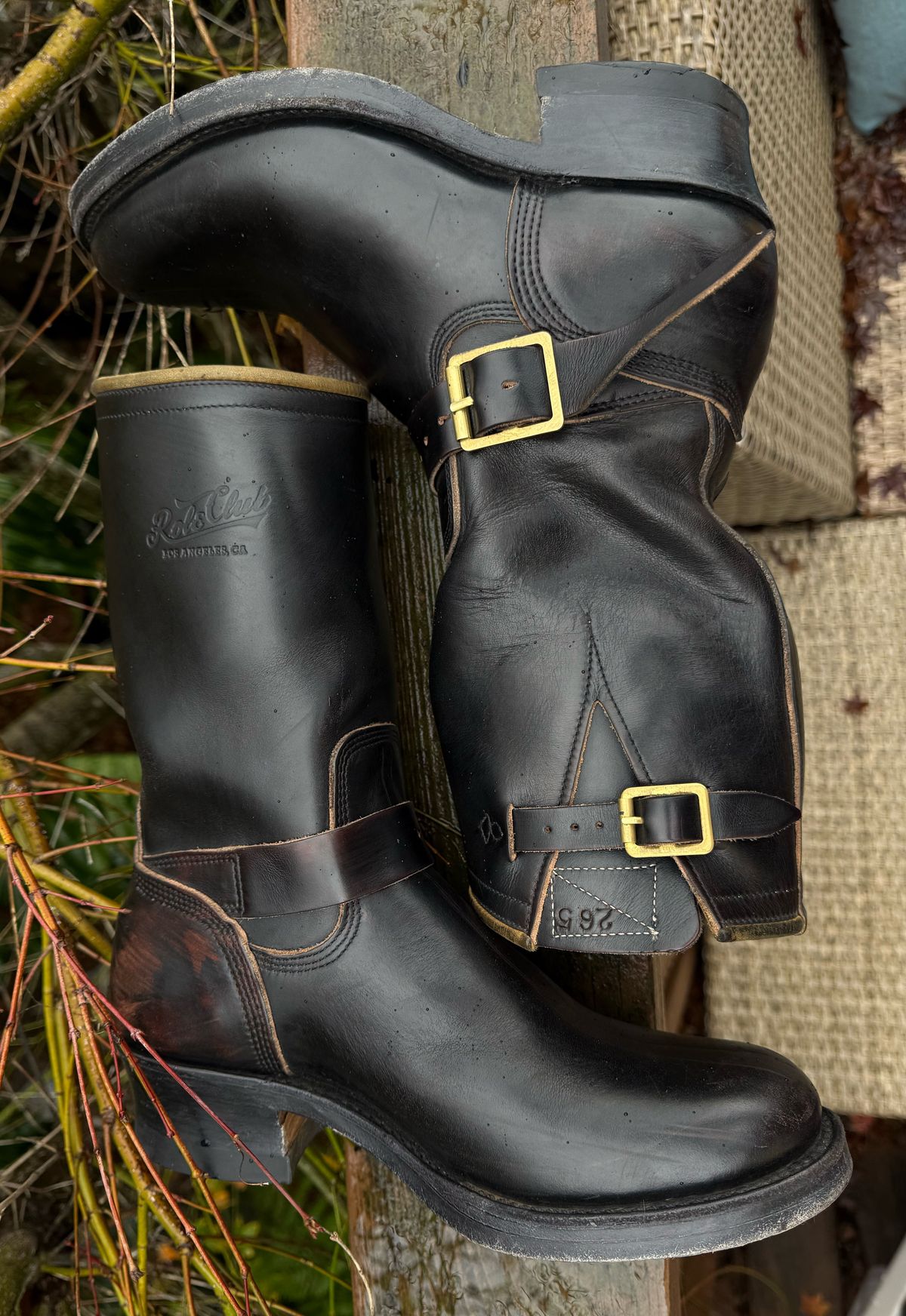 Photo by technicka on January 5, 2026 of the Role Club Engineer Boots in Hand Finished Chromexcel Horsehide.