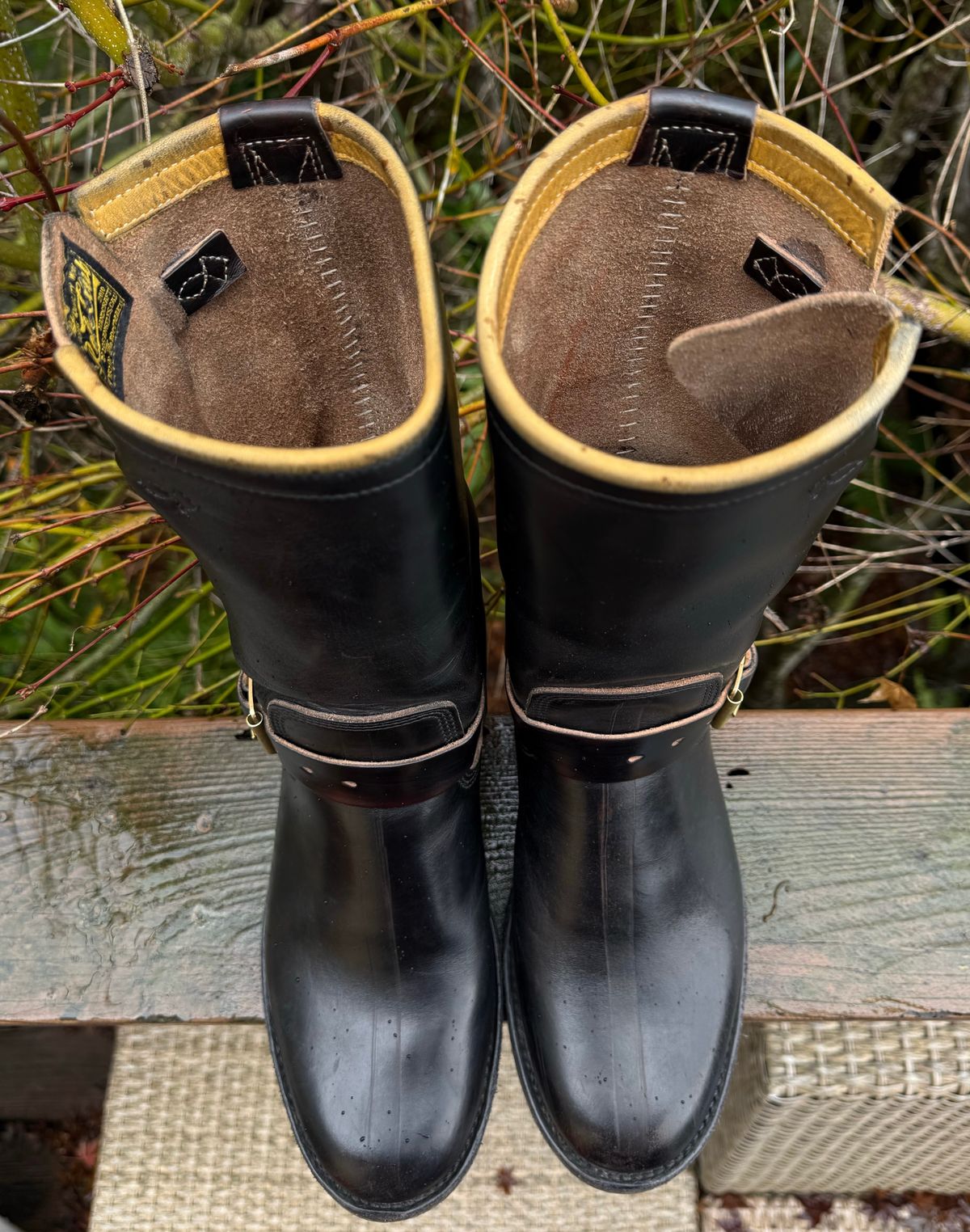 Photo by technicka on January 5, 2026 of the Role Club Engineer Boots in Hand Finished Chromexcel Horsehide.