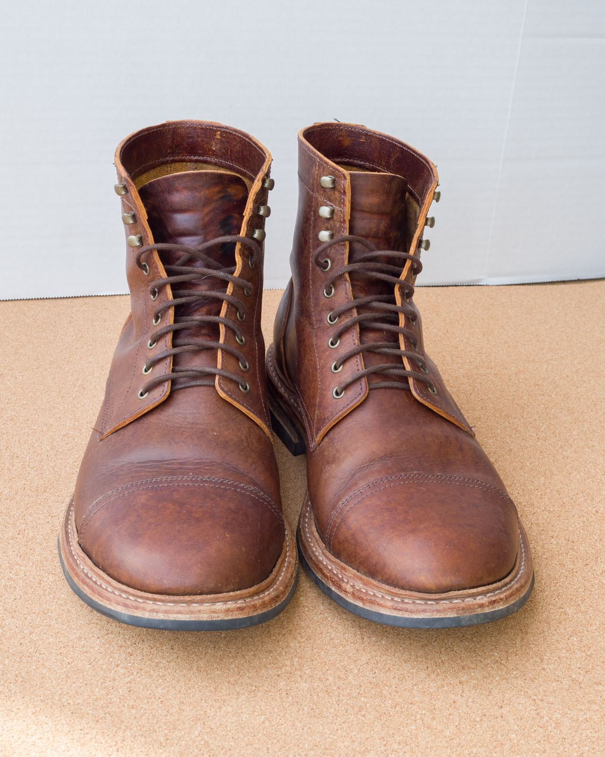 Photo by davehillsd on November 5, 2023 of the Oak Street Bootmakers Trench Boot in Badalassi Carlo Spiga Habana.