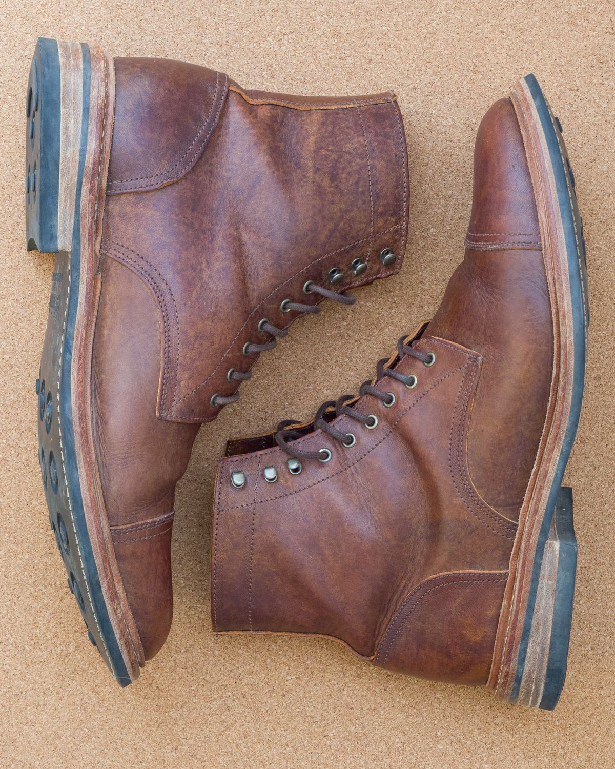 Photo by davehillsd on November 5, 2023 of the Oak Street Bootmakers Trench Boot in Badalassi Carlo Spiga Habana.
