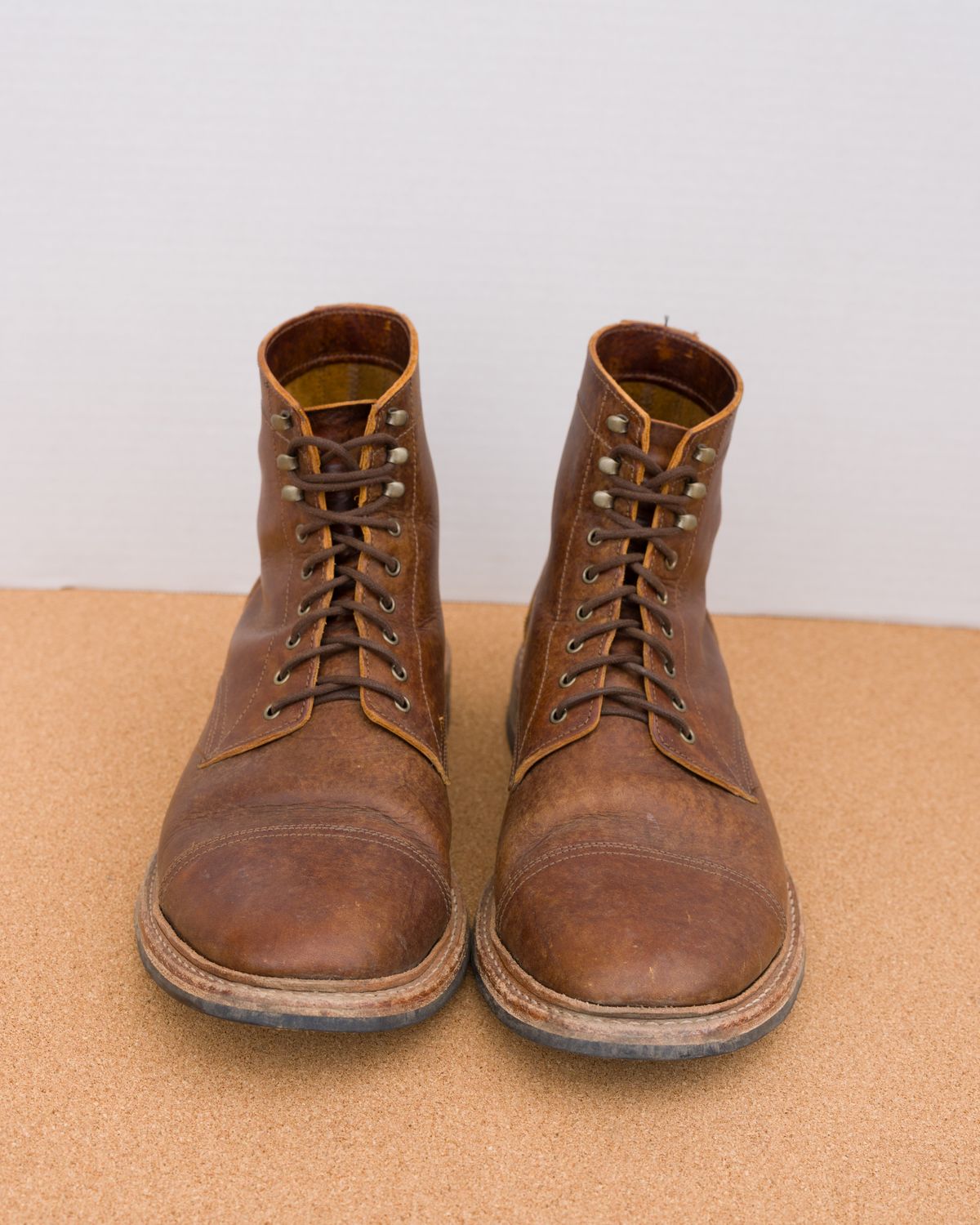 Photo by davehillsd on January 6, 2024 of the Oak Street Bootmakers Trench Boot in Badalassi Carlo Spiga Habana.