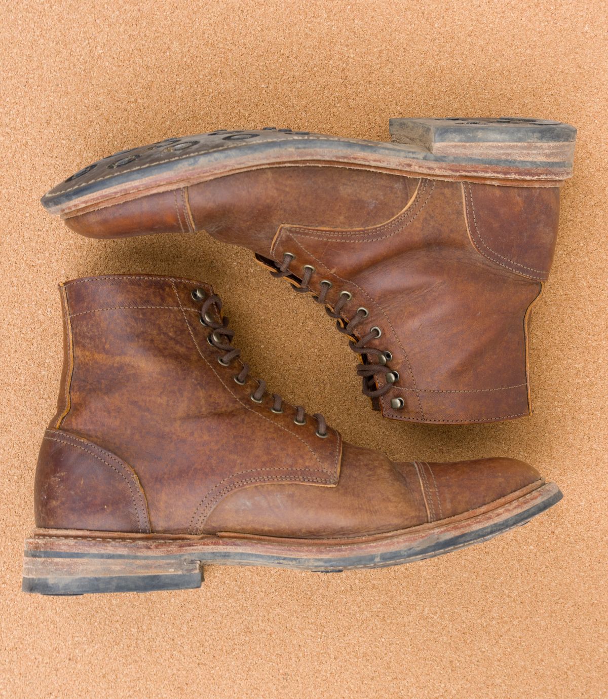Photo by davehillsd on January 6, 2024 of the Oak Street Bootmakers Trench Boot in Badalassi Carlo Spiga Habana.