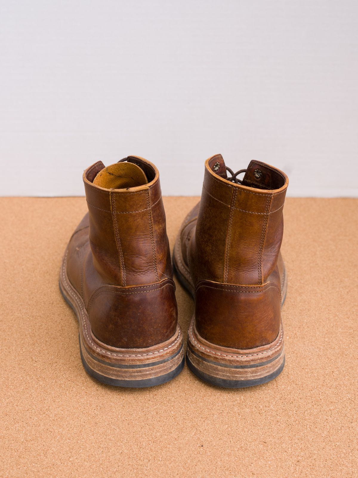 Photo by davehillsd on February 6, 2024 of the Oak Street Bootmakers Trench Boot in Badalassi Carlo Spiga Habana.
