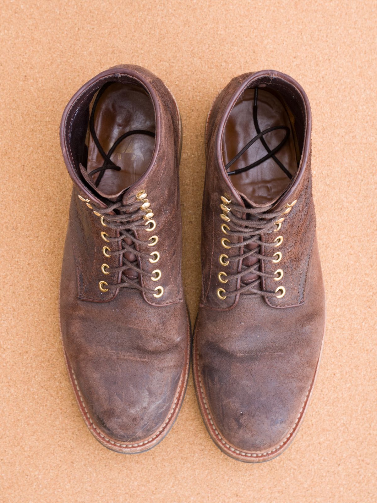 Photo by davehillsd on February 6, 2024 of the Parkhurst The Allen in Dark Chocolate Roughout.
