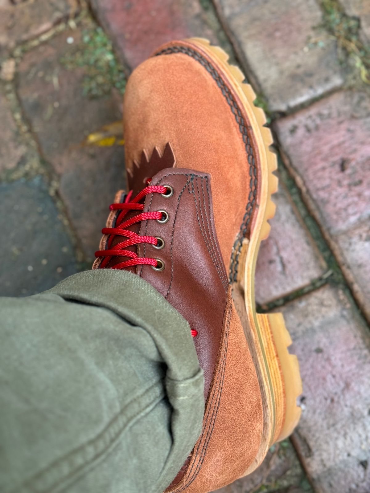 Photo by captain on October 20, 2023 of the JK Boots Superduty in Seidel Redwood Oil Tan.