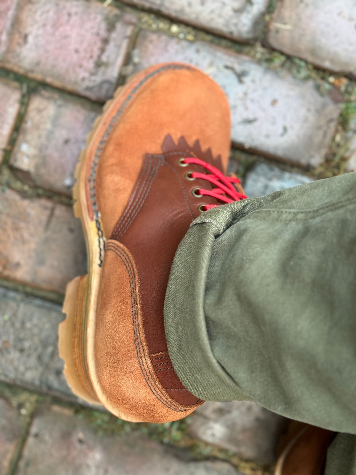 Photo by captain on October 20, 2023 of the JK Boots Superduty in Seidel Redwood Oil Tan.