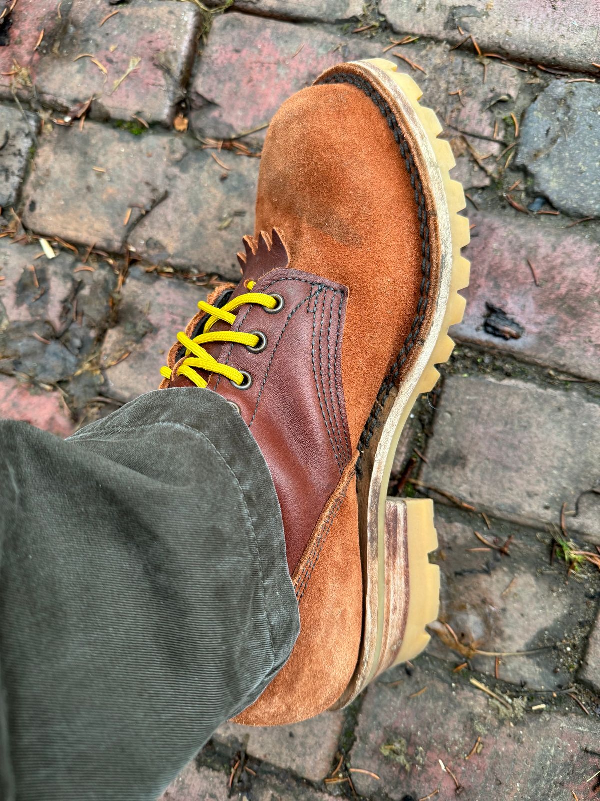Photo by captain on December 28, 2023 of the JK Boots Superduty in Seidel Redwood Oil Tan.