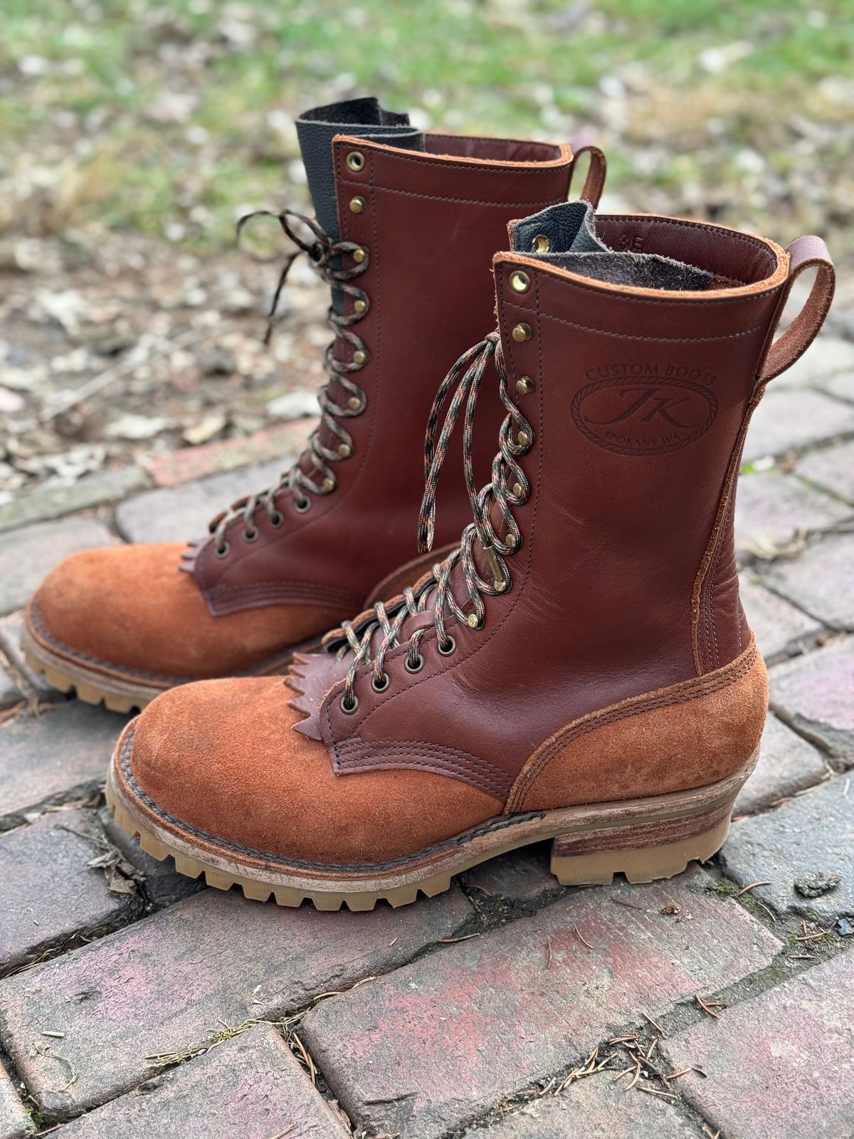 Photo by captain on January 8, 2024 of the JK Boots Superduty in Seidel Redwood Oil Tan.
