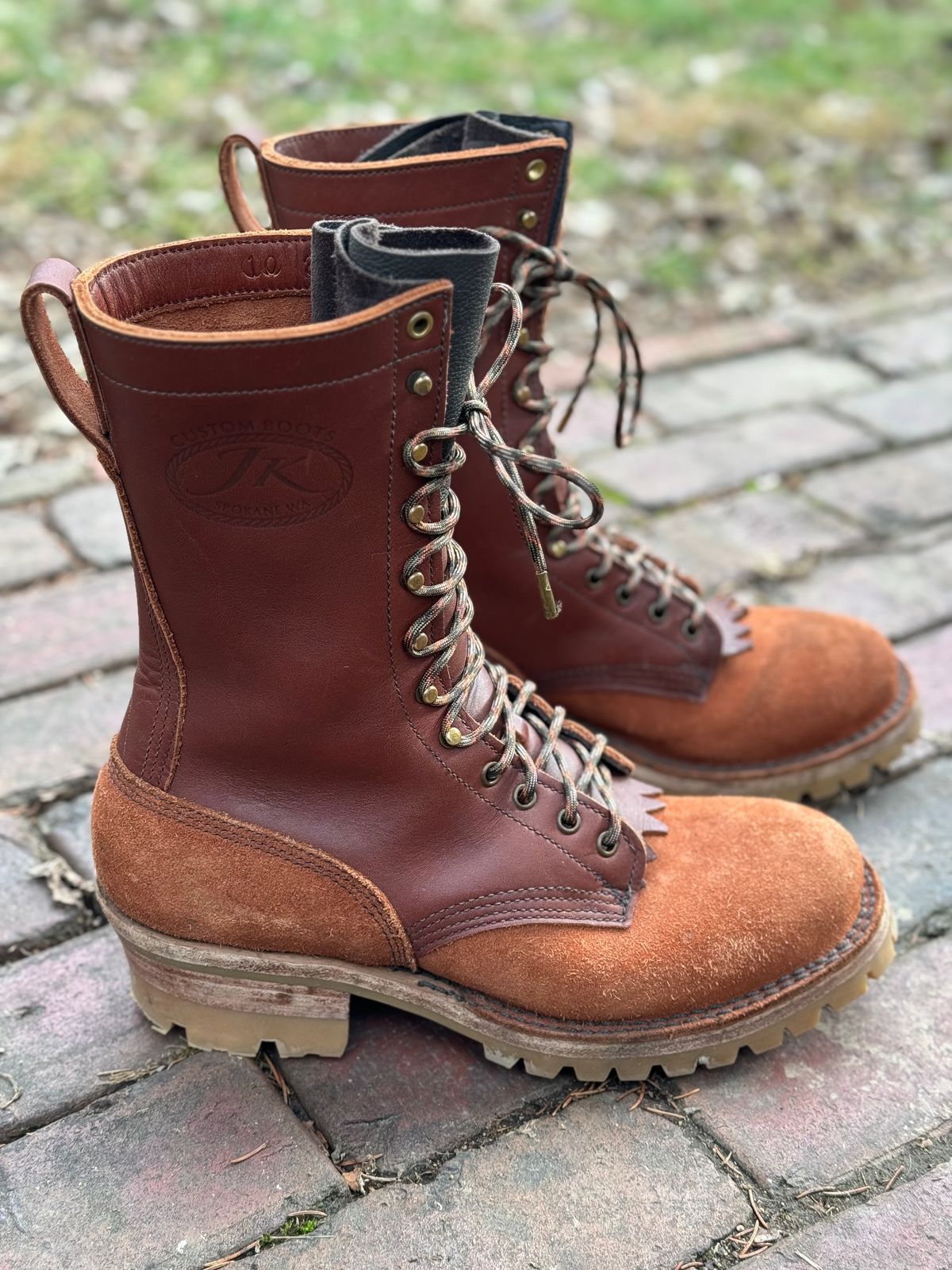 Photo by captain on January 8, 2024 of the JK Boots Superduty in Seidel Redwood Oil Tan.