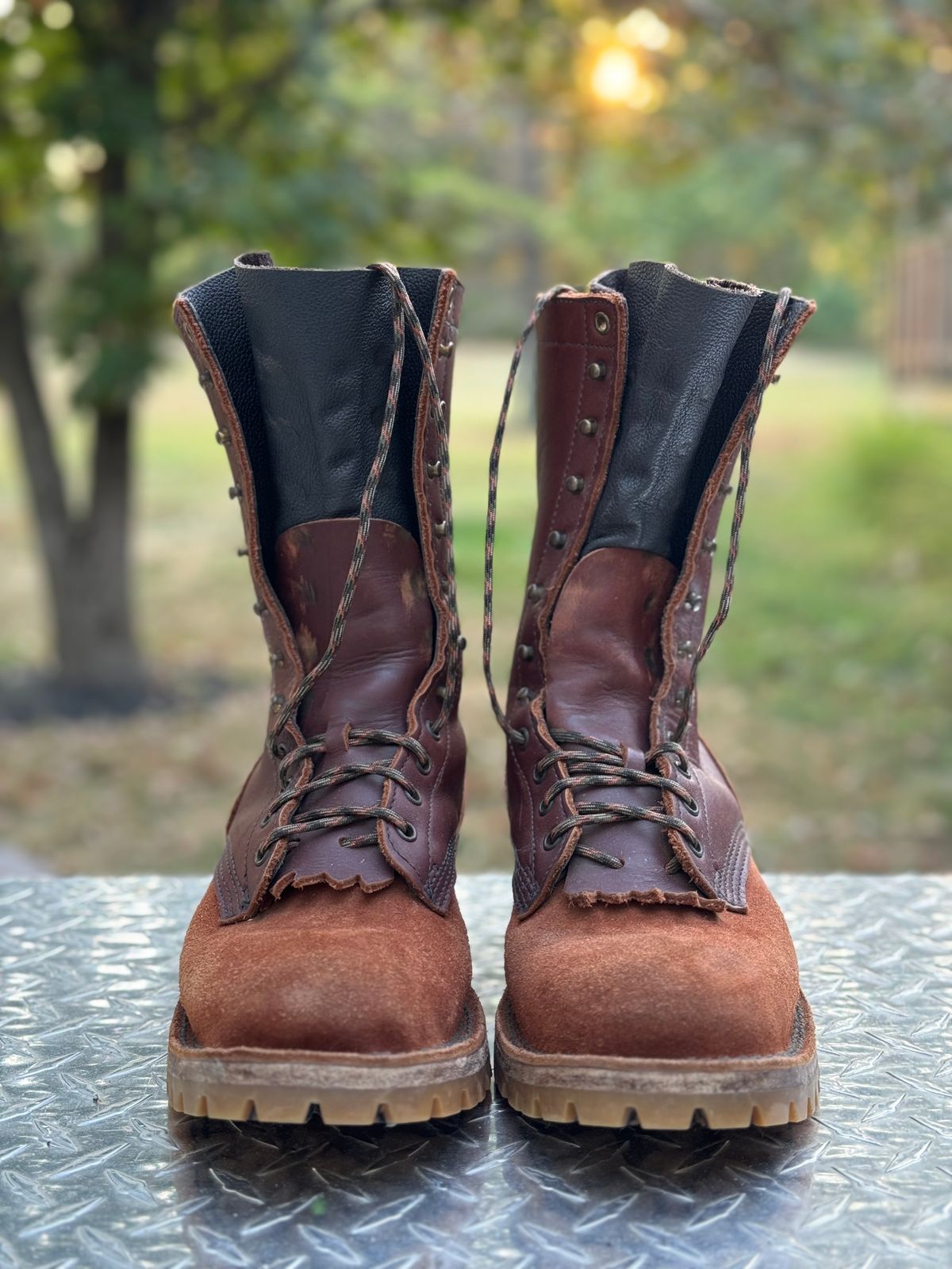 Photo by captain on September 21, 2024 of the JK Boots Superduty in Seidel Redwood Oil Tan.