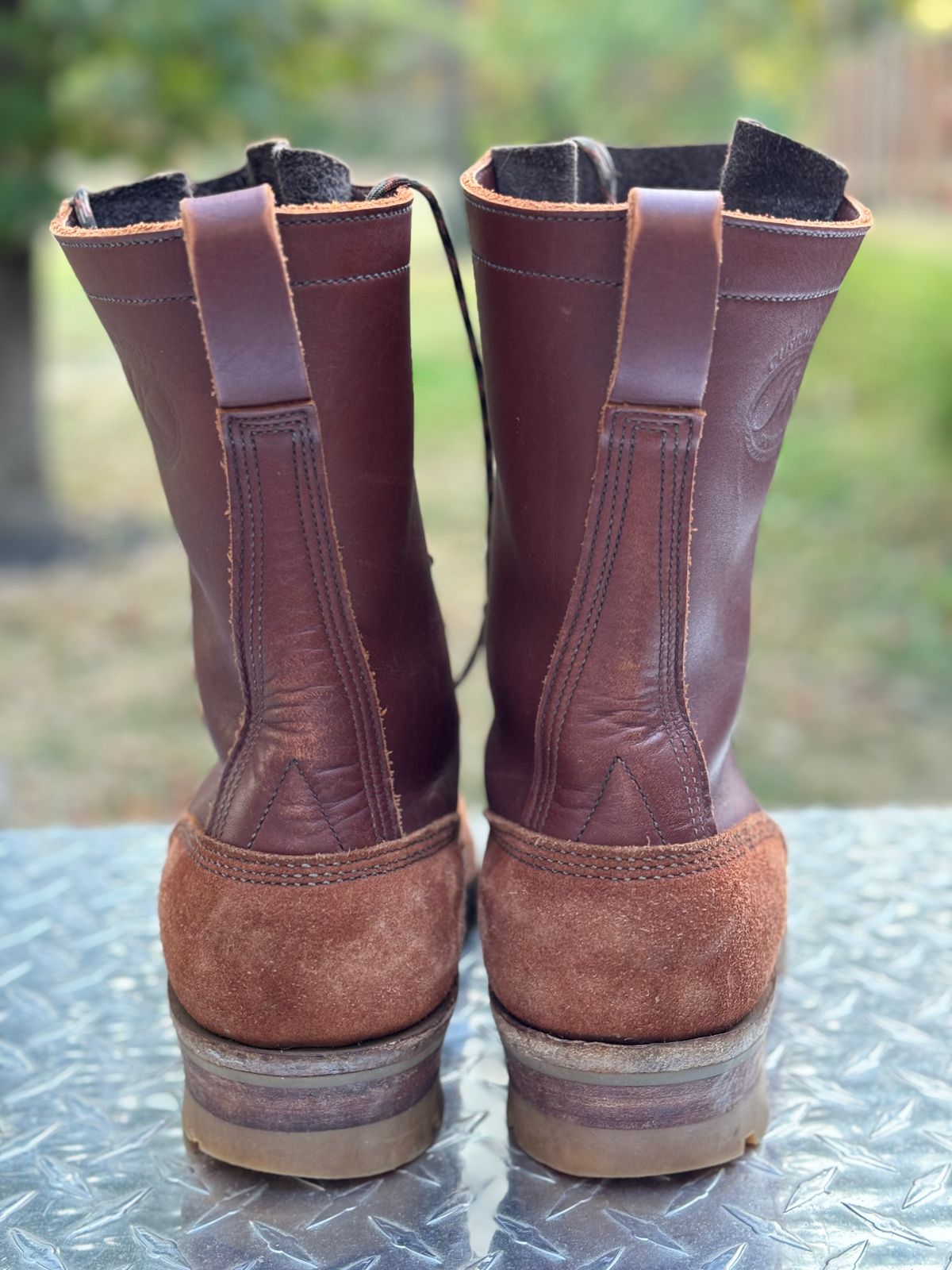 Photo by captain on September 21, 2024 of the JK Boots Superduty in Seidel Redwood Oil Tan.