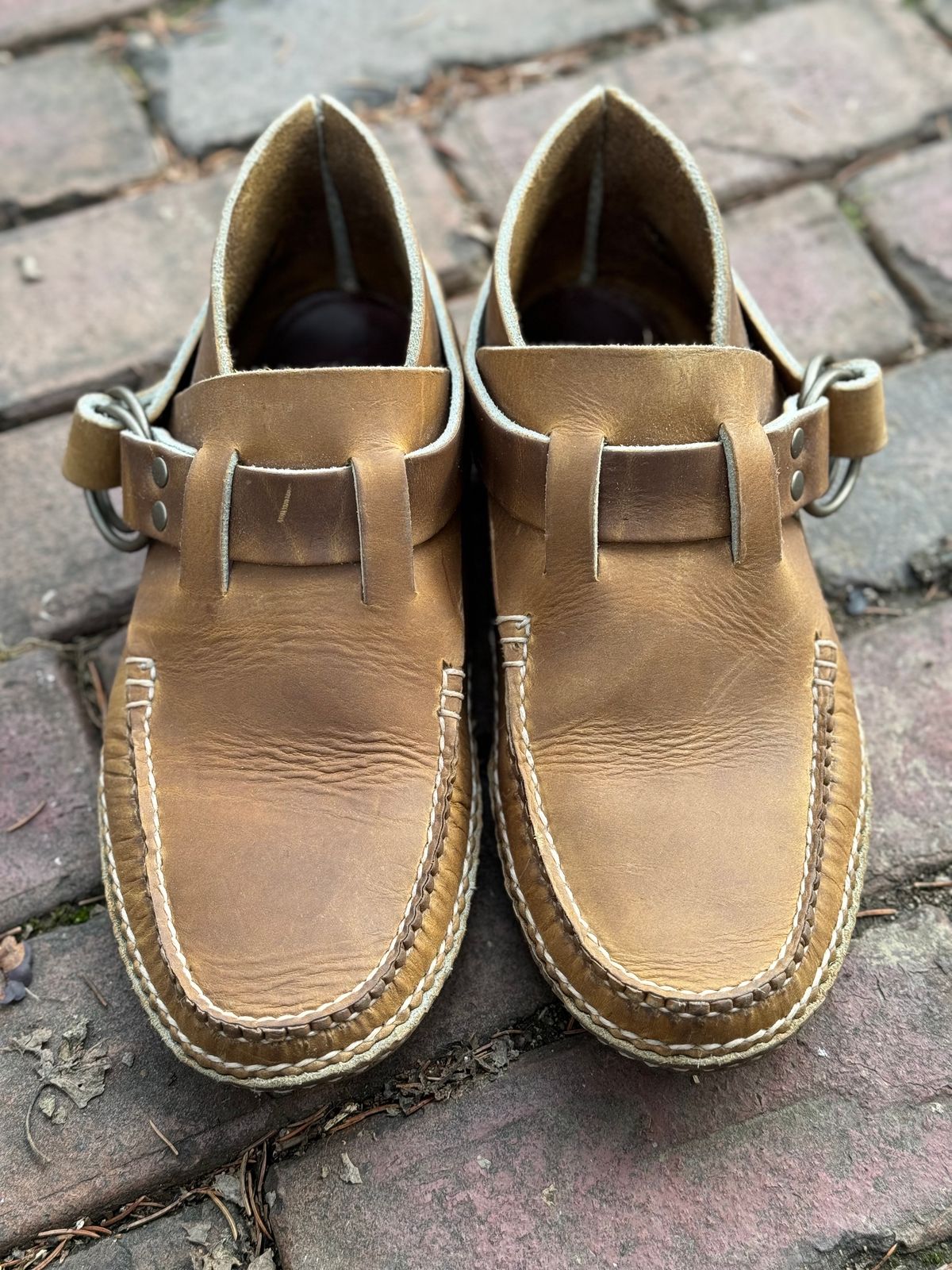 Photo by captain on January 8, 2024 of the Quoddy Classic Ring Boot in Horween Natural Chromepak.