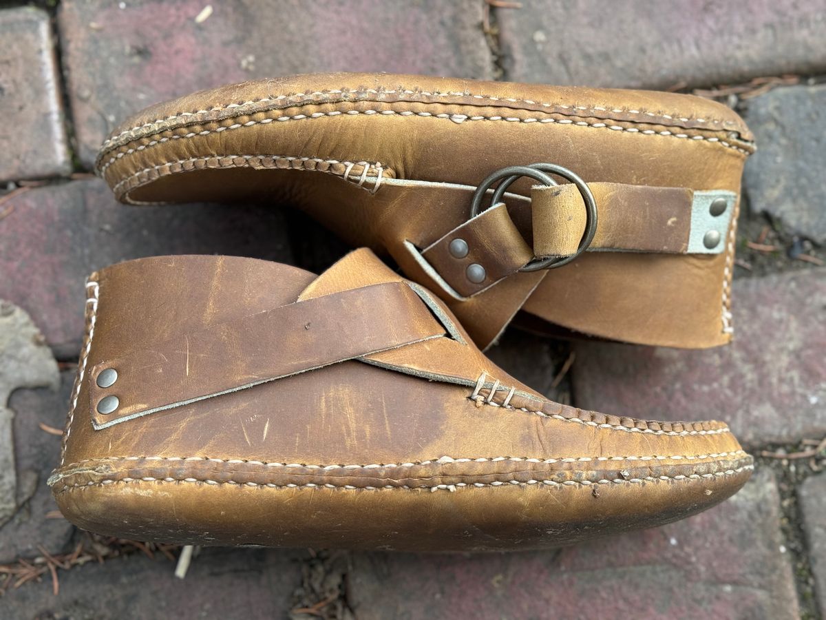 Photo by captain on January 8, 2024 of the Quoddy Classic Ring Boot in Horween Natural Chromepak.