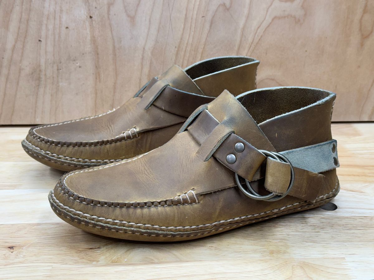 Photo by captain on January 22, 2024 of the Quoddy Classic Ring Boot in Horween Natural Chromepak.
