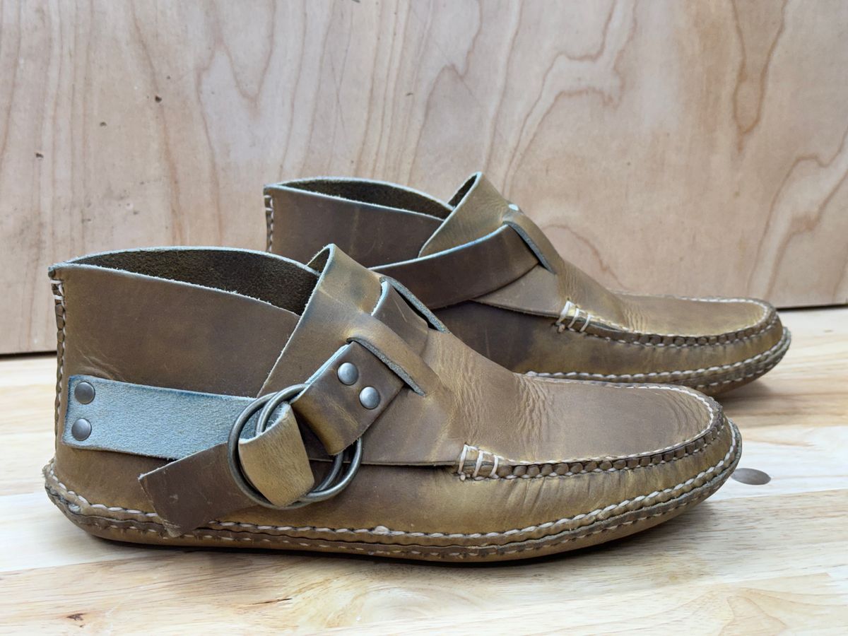 Photo by captain on January 22, 2024 of the Quoddy Classic Ring Boot in Horween Natural Chromepak.
