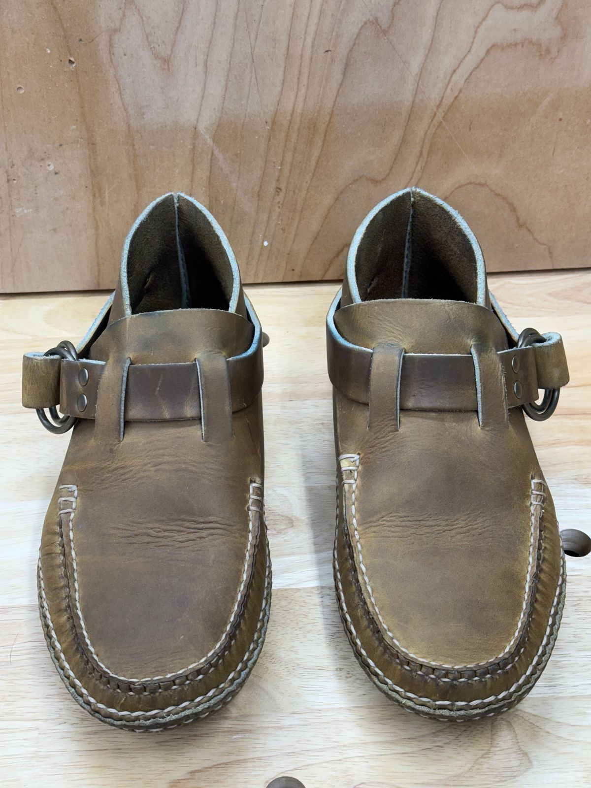 Photo by captain on January 22, 2024 of the Quoddy Classic Ring Boot in Horween Natural Chromepak.