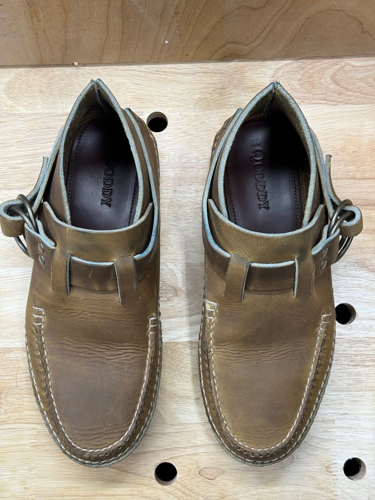 Photo by captain on January 22, 2024 of the Quoddy Classic Ring Boot in Horween Natural Chromepak.