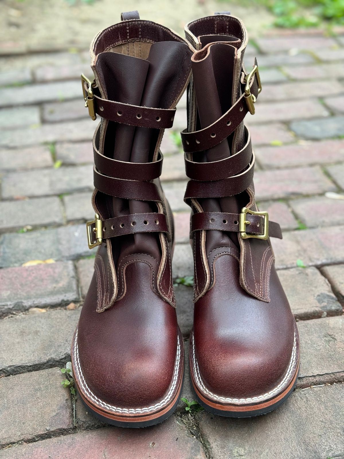 Photo by captain on April 24, 2024 of the Nicks Heritage TankerPro in Horween Tan Waxed Flesh.