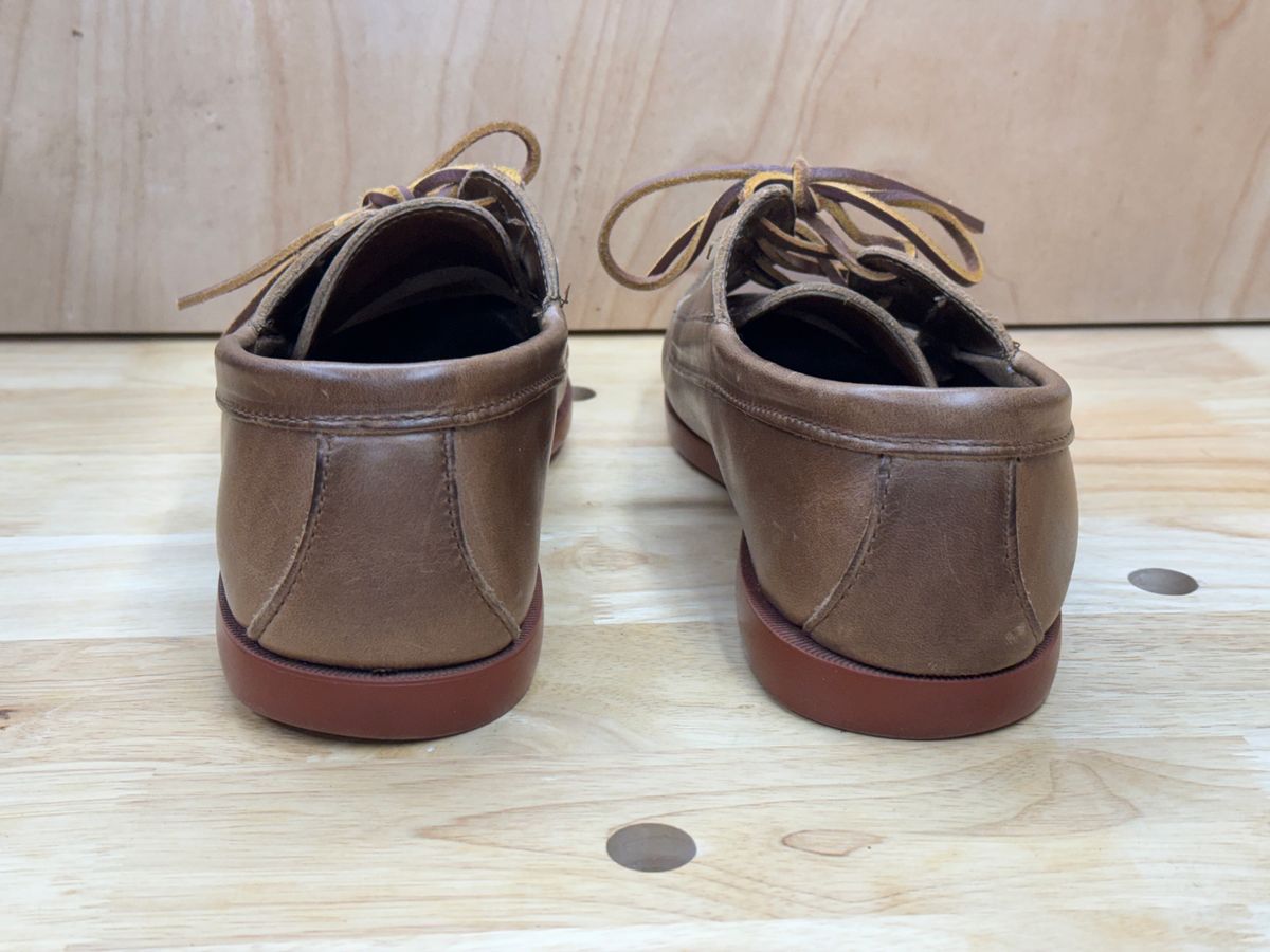 Photo by captain on January 25, 2024 of the Rancourt & Co. Classic Ranger-Moc in Horween Natural Chromexcel.