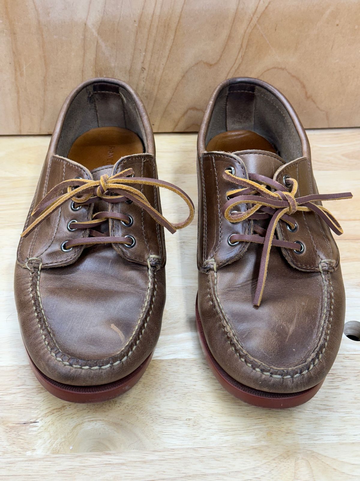 Photo by captain on January 25, 2024 of the Rancourt & Co. Classic Ranger-Moc in Horween Natural Chromexcel.