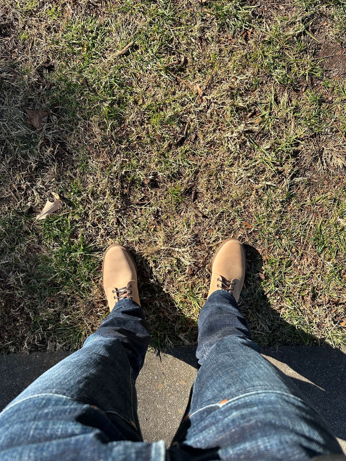 Photo by incorrectpath on December 20, 2023 of the Viberg Boondocker in Horween Marine Field Roughout.