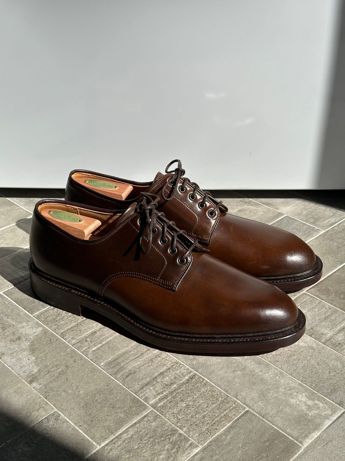 Photo by incorrectpath on September 19, 2025 of the Crockett & Jones Marlow PTB in Horween Brown Shell Cordovan.