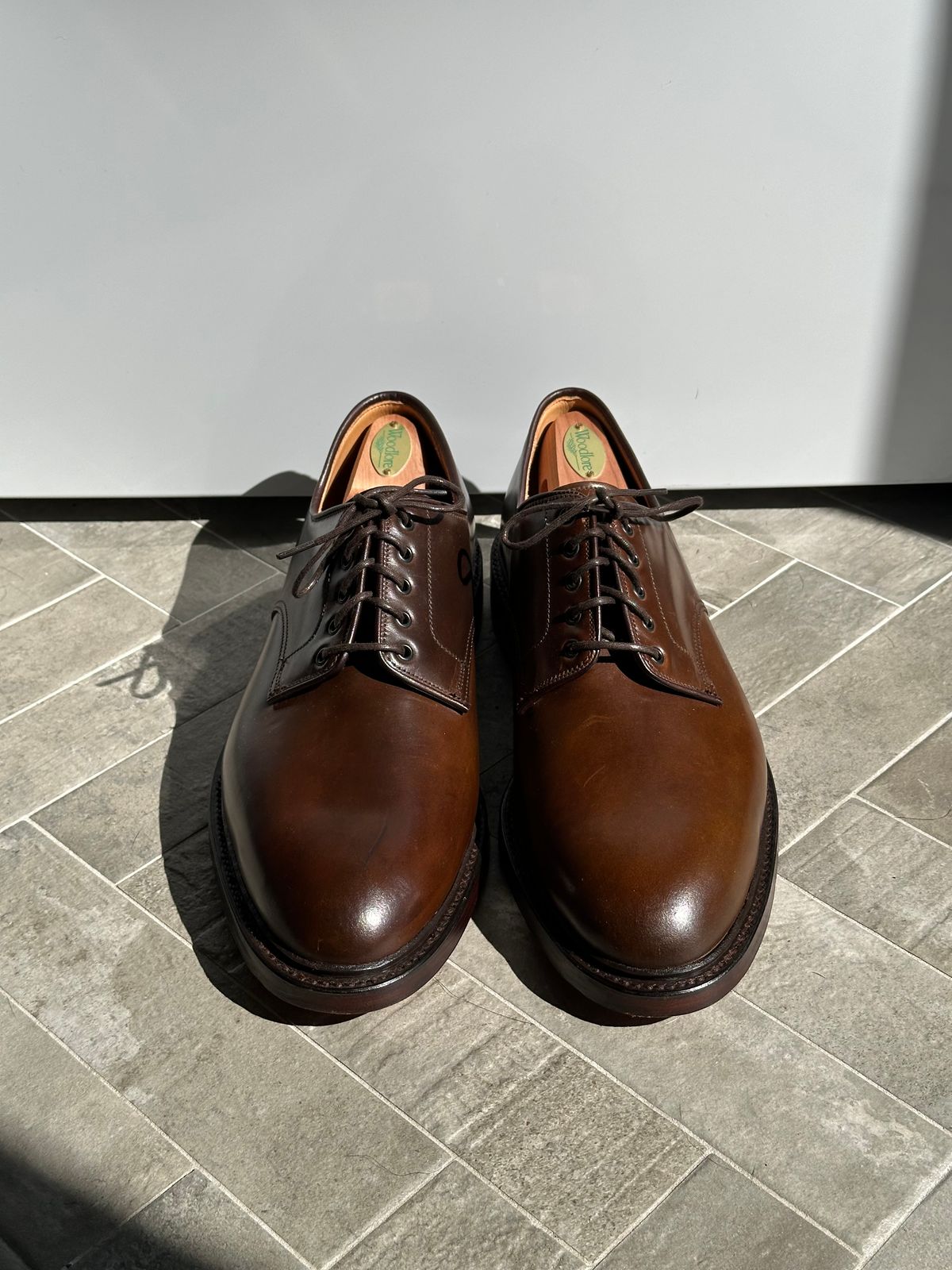 Photo by incorrectpath on September 19, 2025 of the Crockett & Jones Marlow PTB in Horween Brown Shell Cordovan.