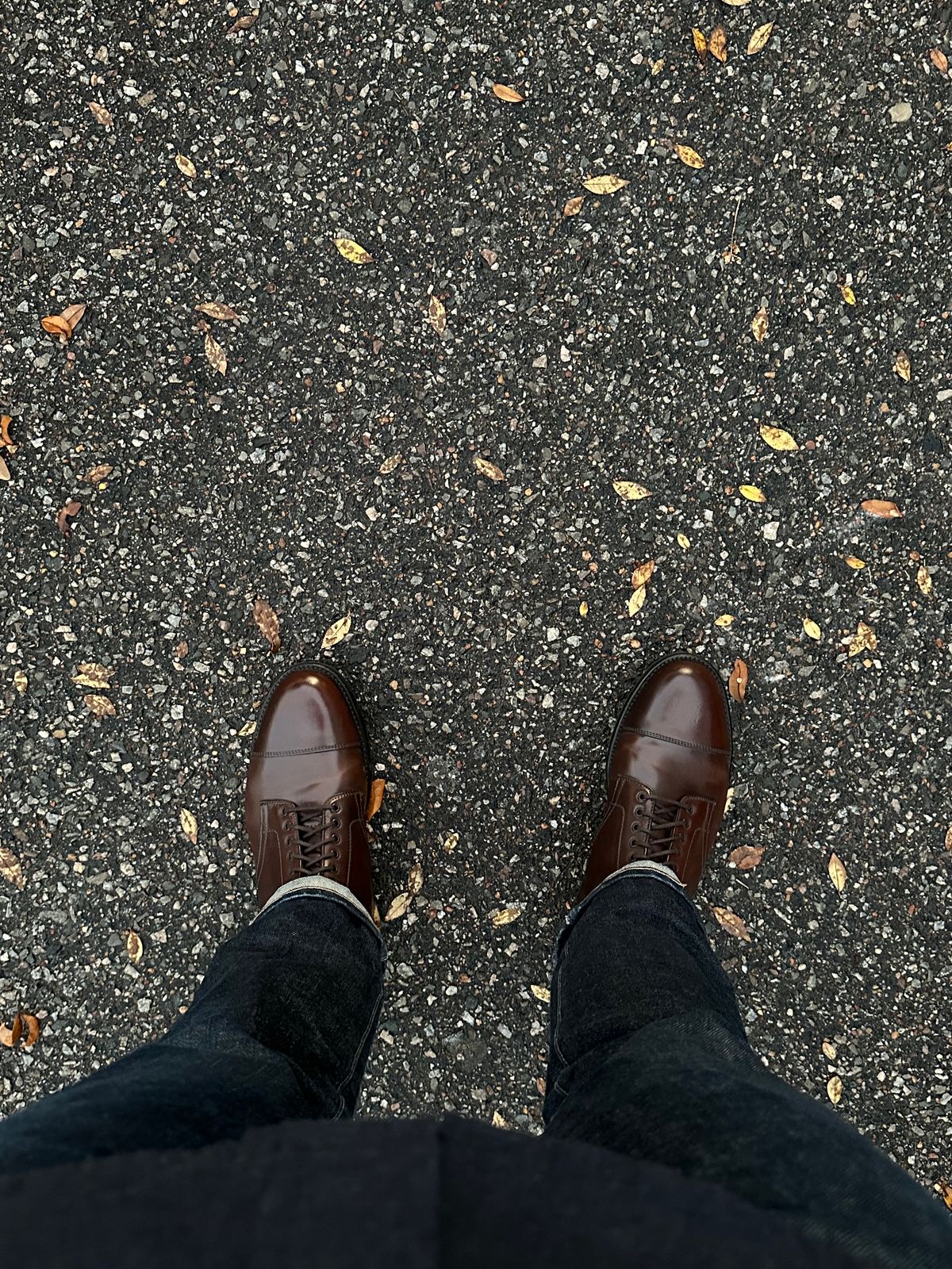 Photo by incorrectpath on December 10, 2023 of the Alden Straight Tip Boot in Horween Color 8 Shell Cordovan.