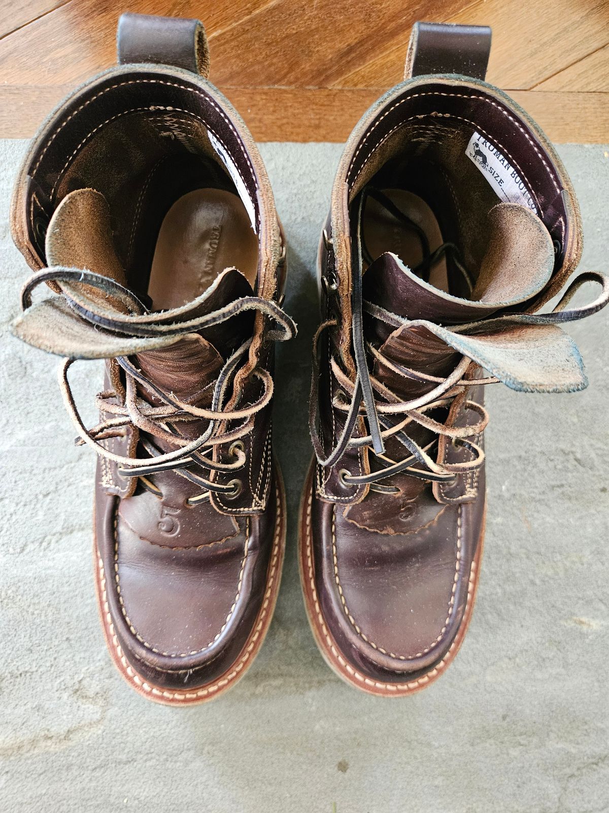 Photo by AJThrash on January 1, 2026 of the Truman Moc Toe in Seidel Bay Double Shot.