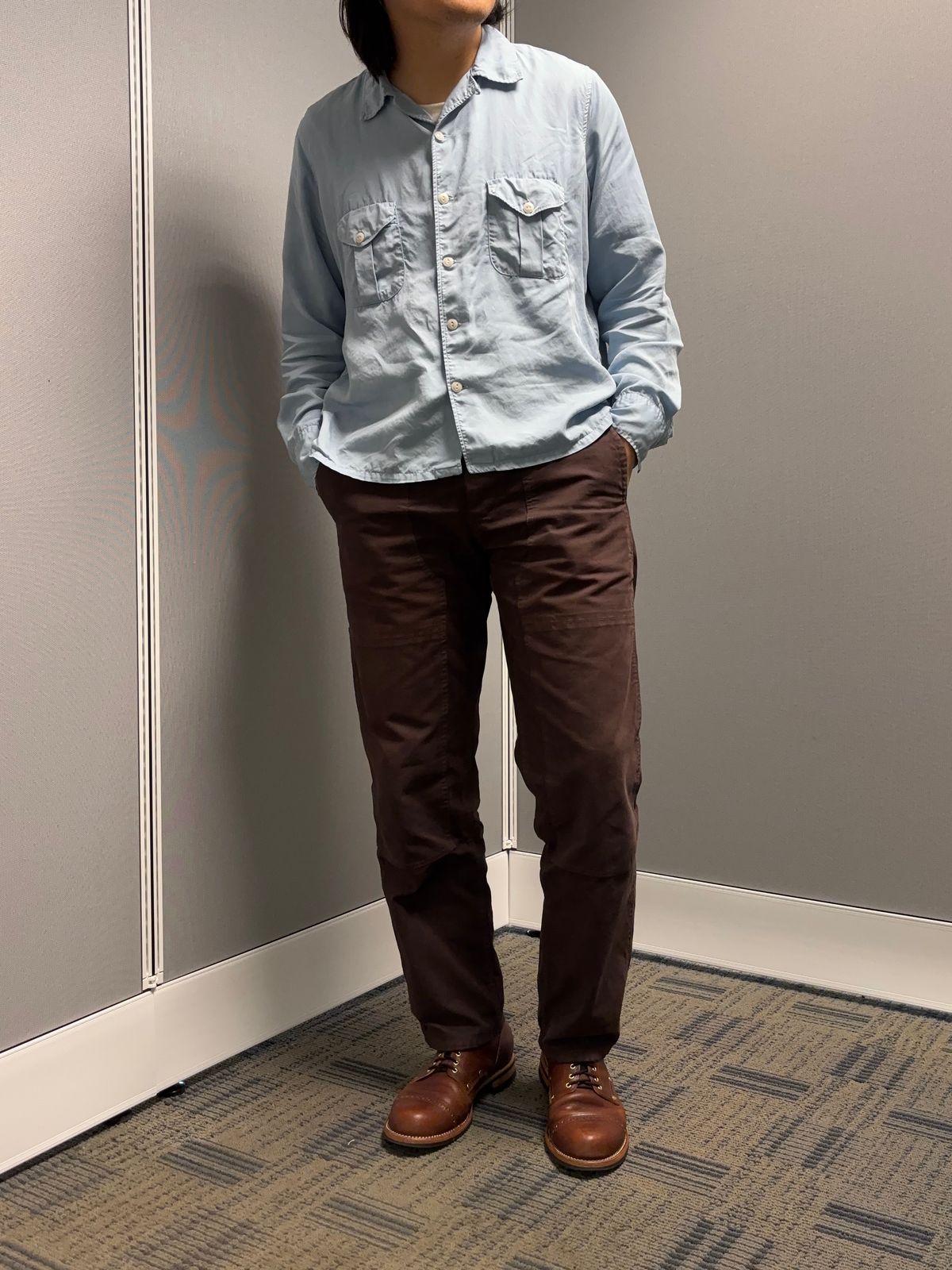 Photo by Asian on May 5, 2026 of the New River Boot BARKSDALE in Horween Cognac Aspen Double Horsefront.