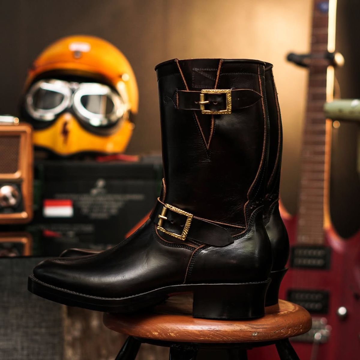 Photo by RawCordedSoul on September 23, 2025 of the Fortis Boots Yudistira in Indonesian Black Teacore.