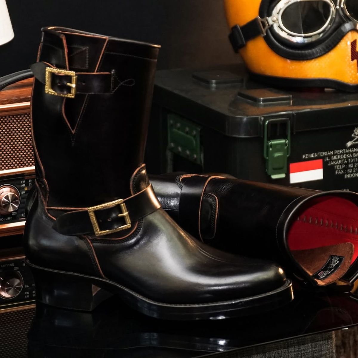 Photo by RawCordedSoul on September 23, 2025 of the Fortis Boots Yudistira in Indonesian Black Teacore.