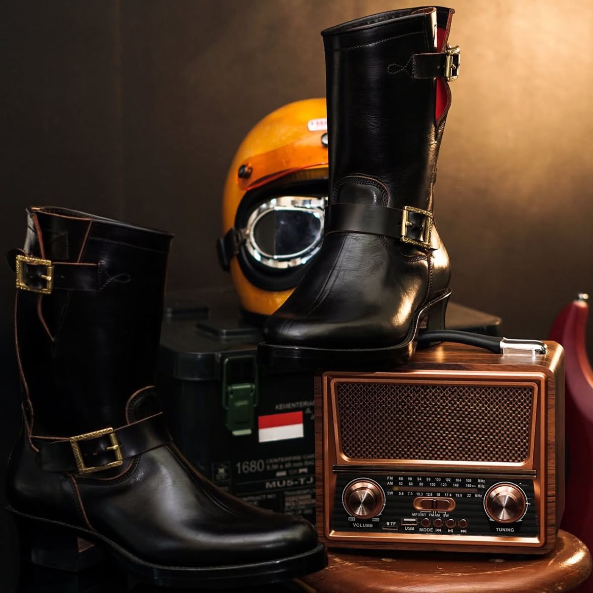 Photo by RawCordedSoul on September 23, 2025 of the Fortis Boots Yudistira in Indonesian Black Teacore.