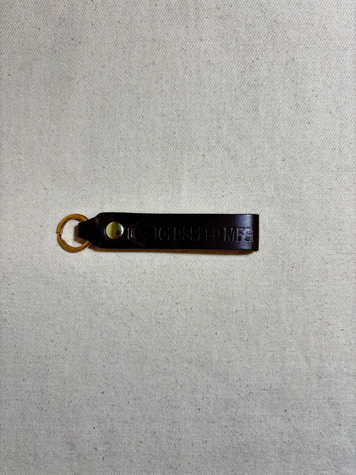 Photo by RawCordedSoul on October 1, 2025 of the Oldspeed Key Strap in Horween Brown Chromexcel Horsebutt.