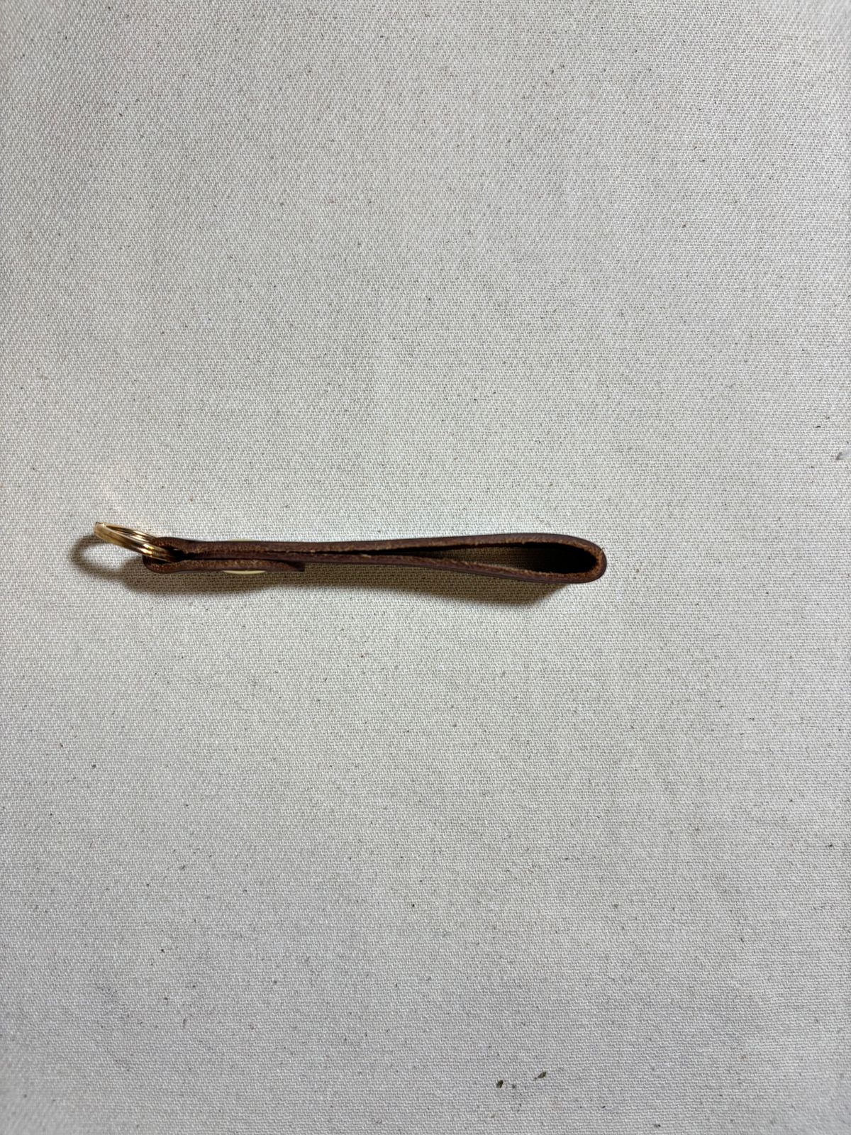 Photo by RawCordedSoul on October 1, 2025 of the Oldspeed Key Strap in Horween Brown Chromexcel Horsebutt.
