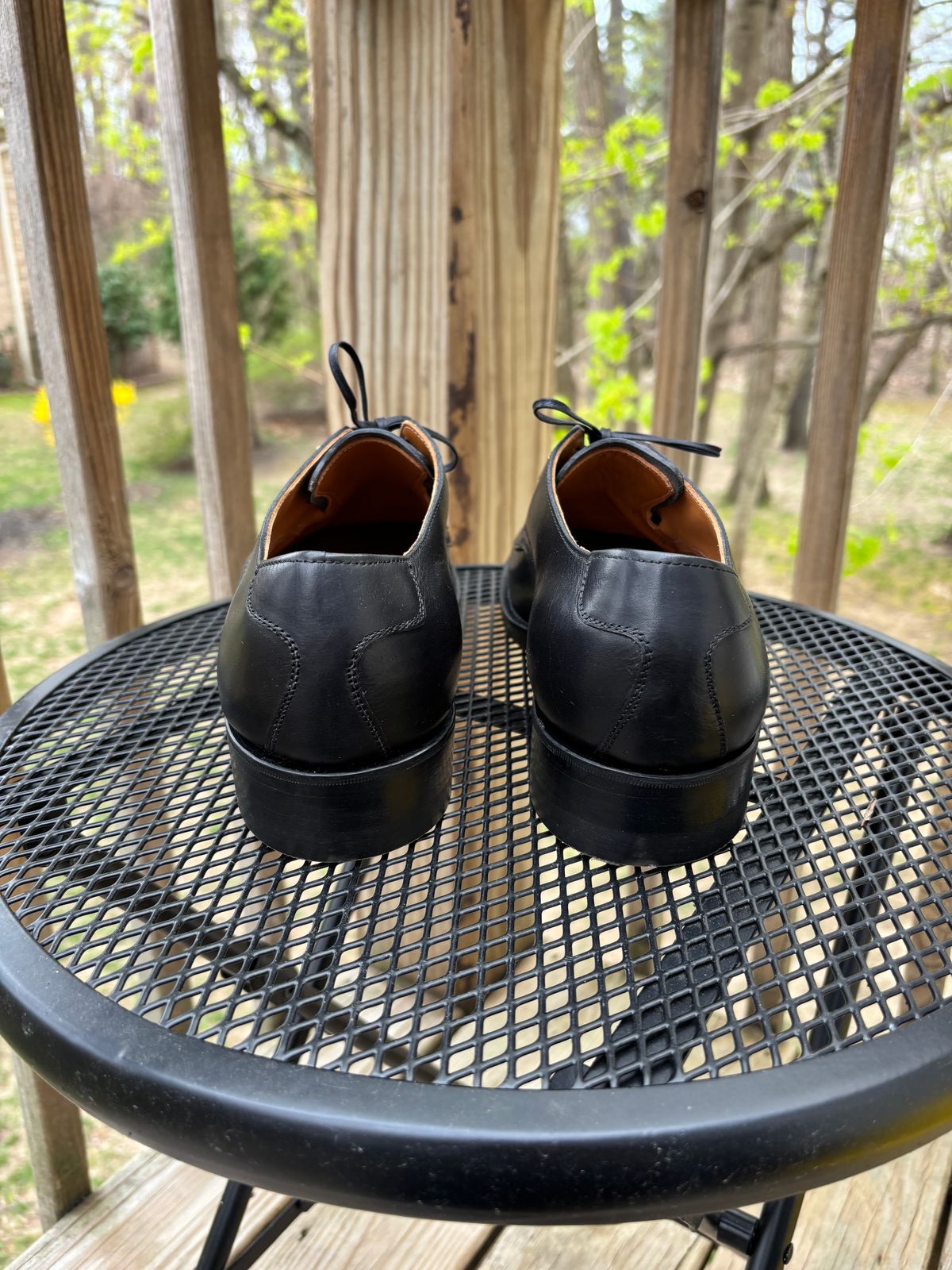 Photo by RawCordedSoul on April 25, 2025 of the WELD Shoemaker Service Shoe in Guidi Black Calf.