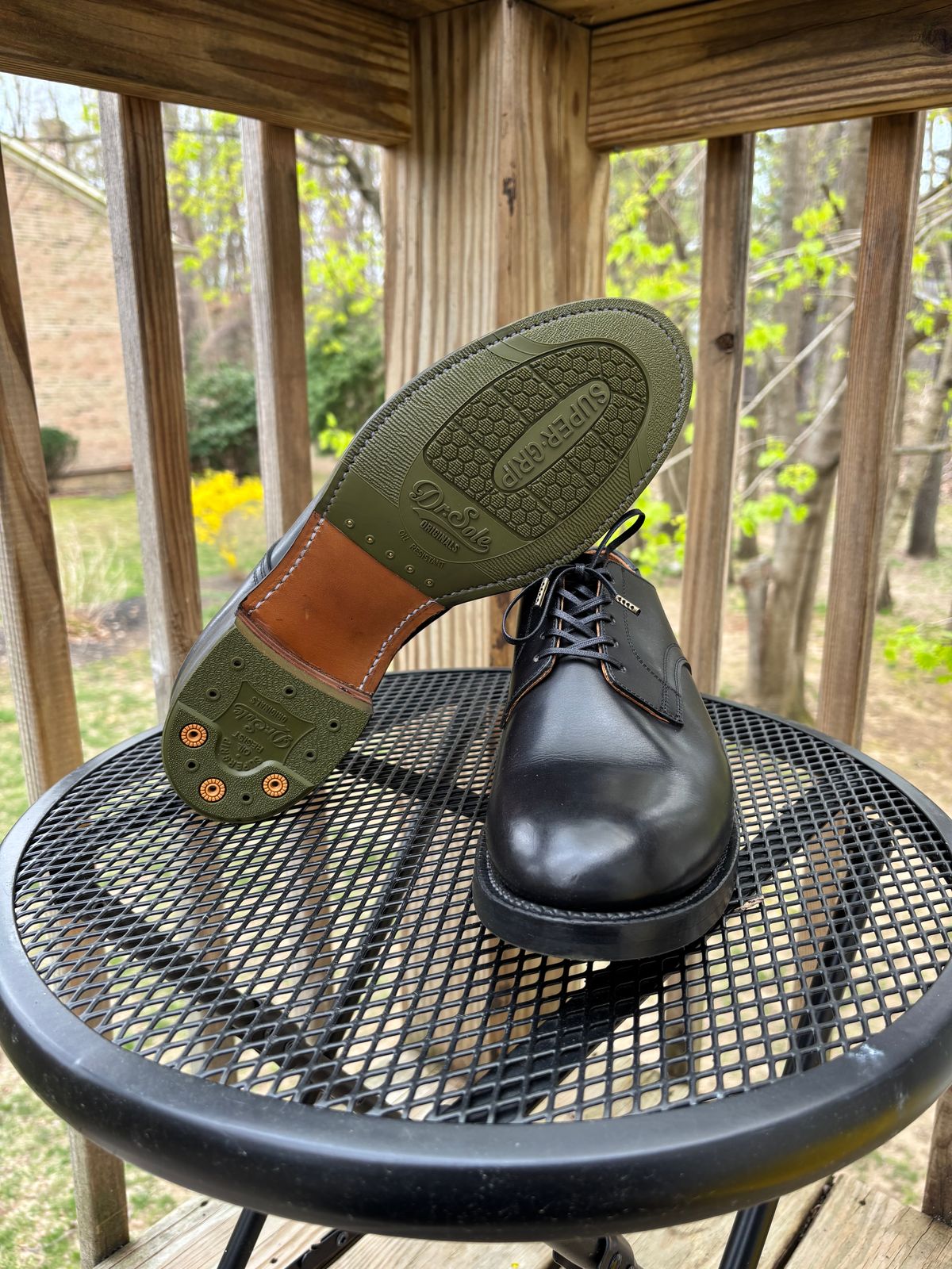 Photo by RawCordedSoul on April 25, 2025 of the WELD Shoemaker Service Shoe in Guidi Black Calf.
