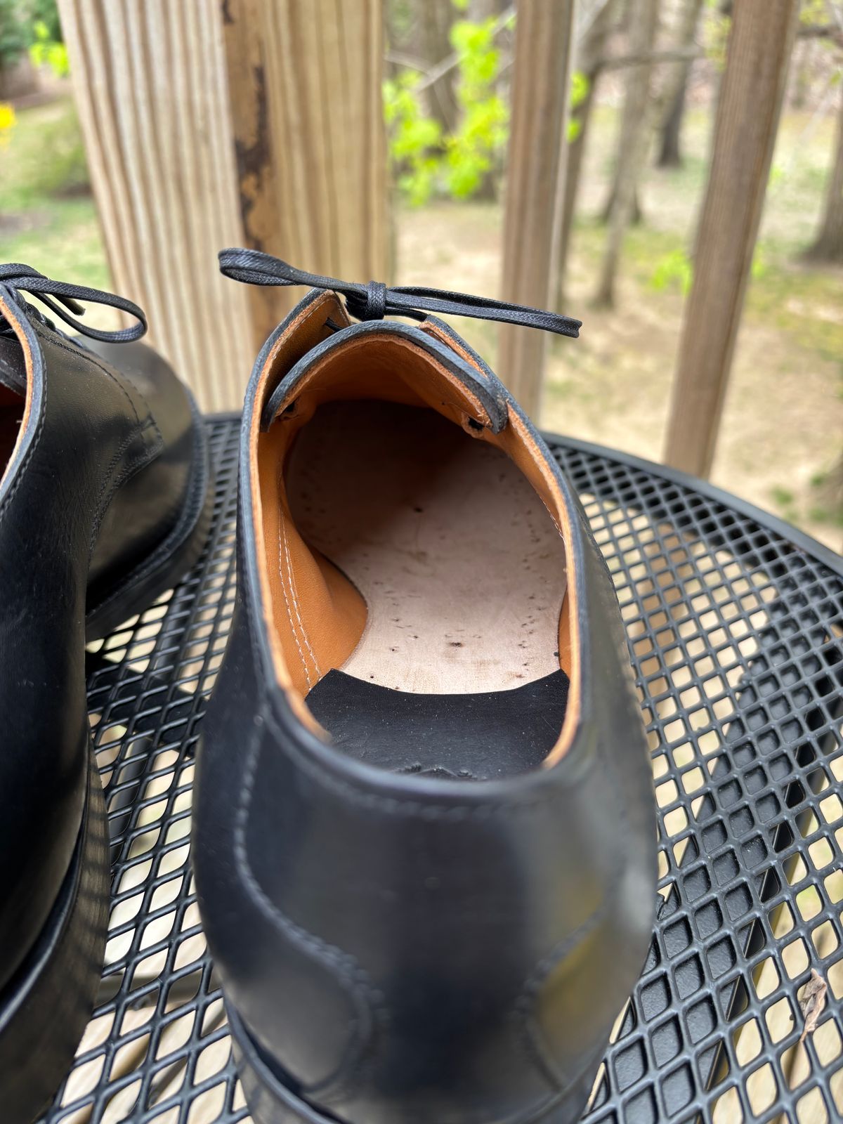 Photo by RawCordedSoul on April 25, 2025 of the WELD Shoemaker Service Shoe in Guidi Black Calf.