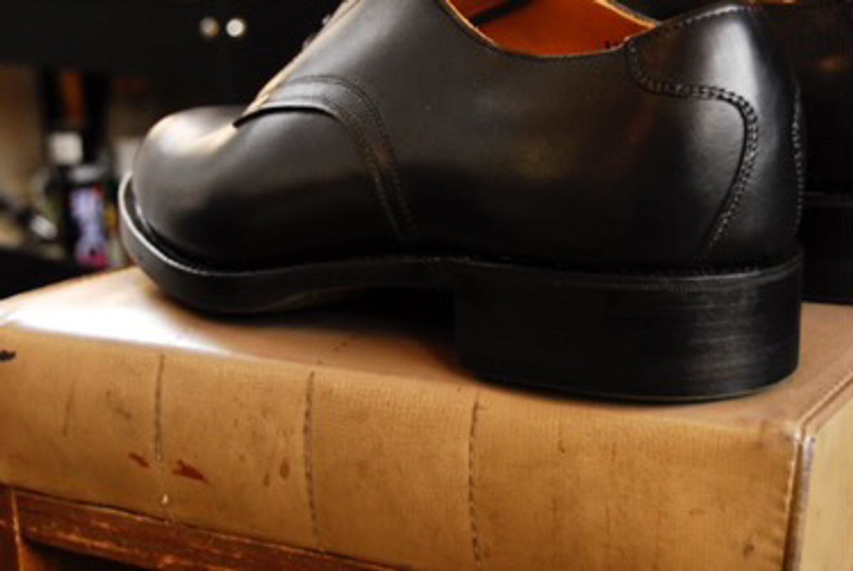 Photo by RawCordedSoul on April 21, 2025 of the WELD Shoemaker Service Shoe in Guidi Black Calf.