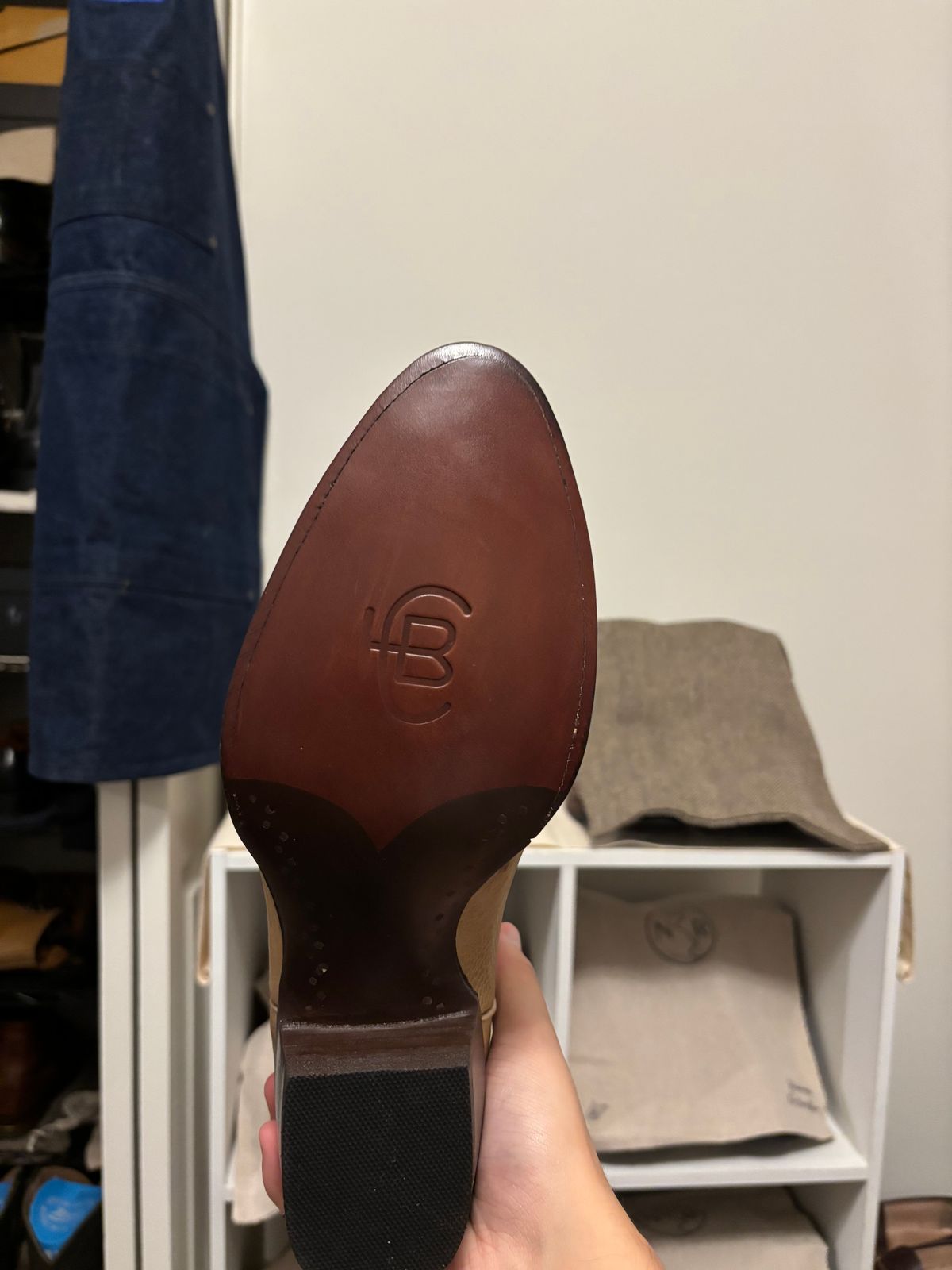 Photo by Asian on December 3, 2025 of the Houston Boot Co Baja in Ostrich.