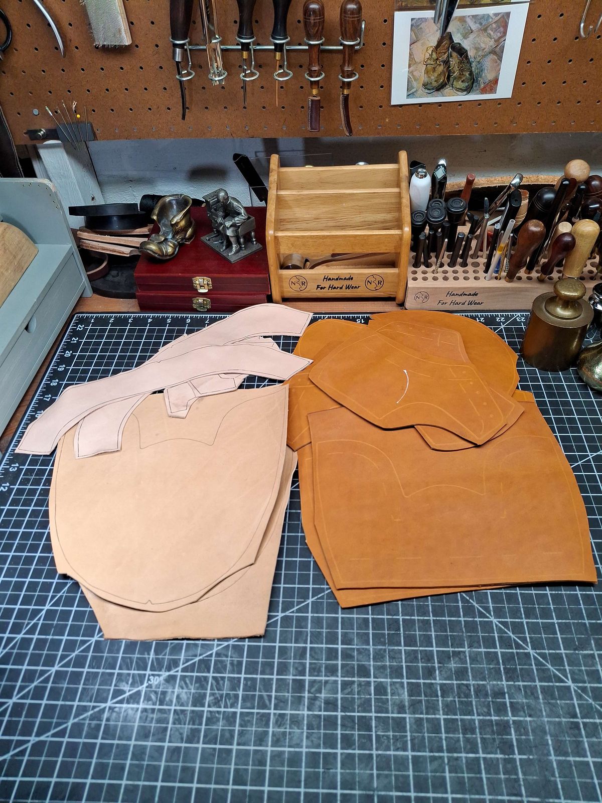 Photo by RawCordedSoul on June 4, 2025 of the New River Boot Quade in Horween X Baseball Glove, Tan.