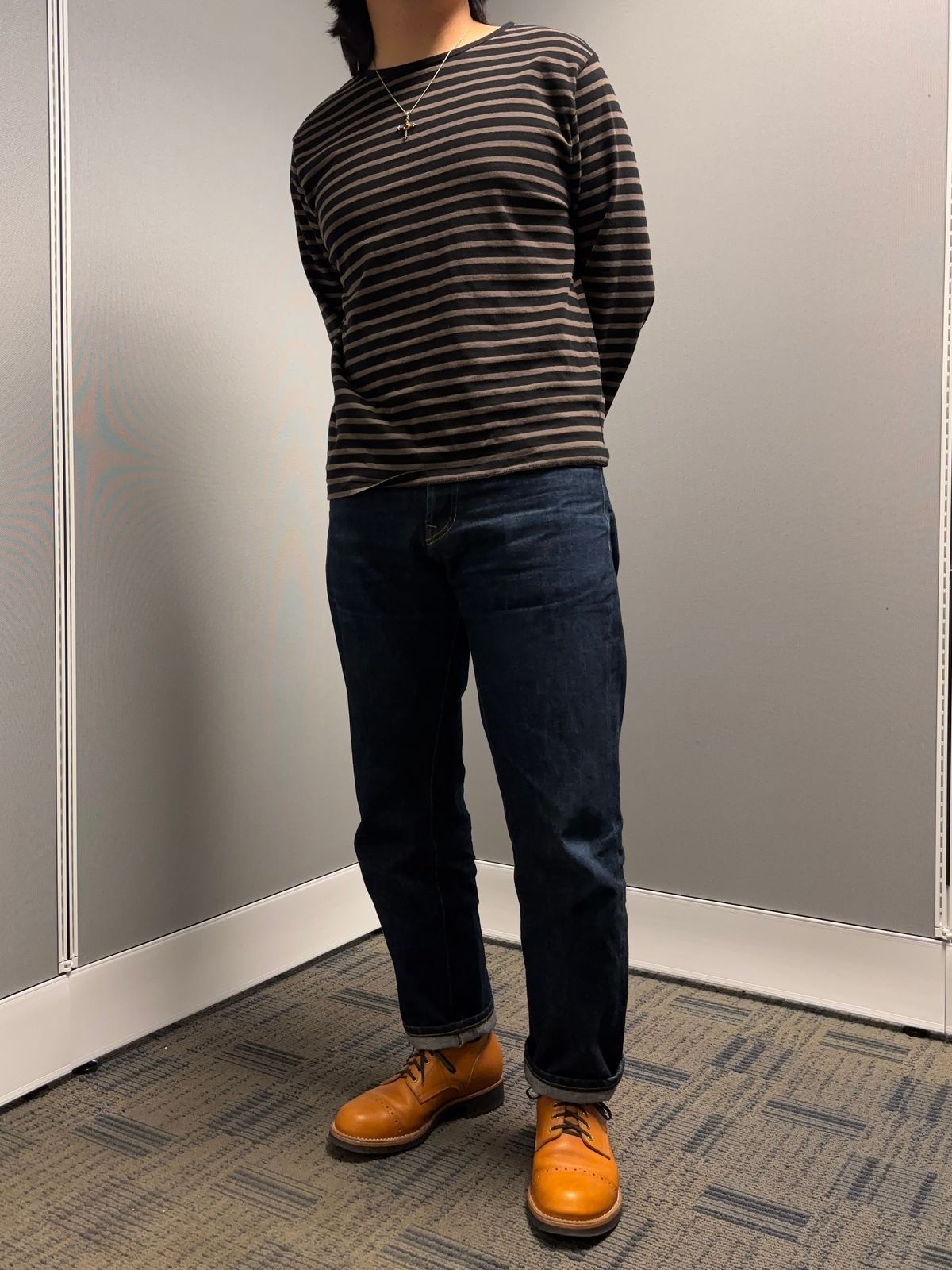 Photo by Asian on April 2, 2026 of the New River Boot Quade in Horween X Baseball Glove, Tan.