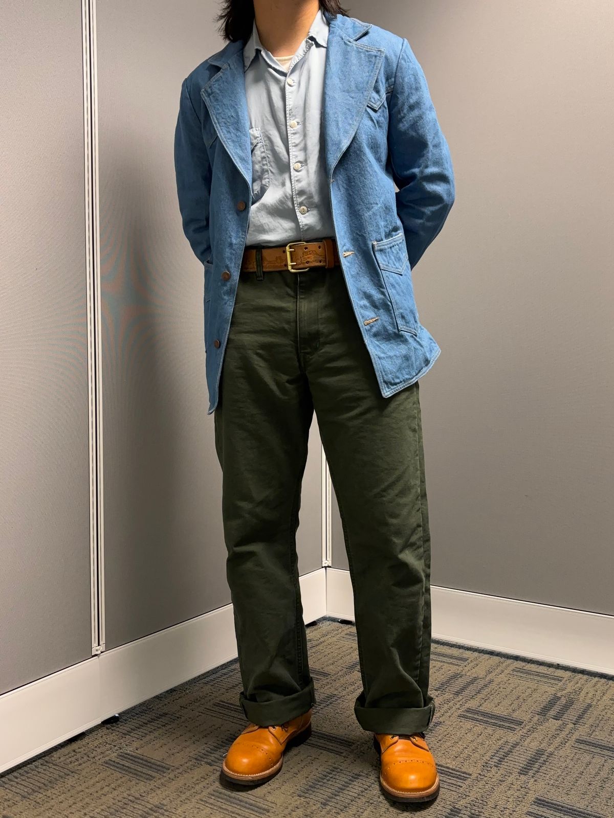 Photo by Asian on May 20, 2026 of the New River Boot Quade in Horween X Baseball Glove, Tan.
