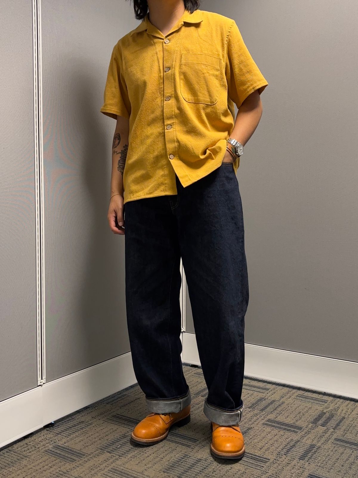 Photo by Asian on May 26, 2026 of the New River Boot Quade in Horween X Baseball Glove, Tan.
