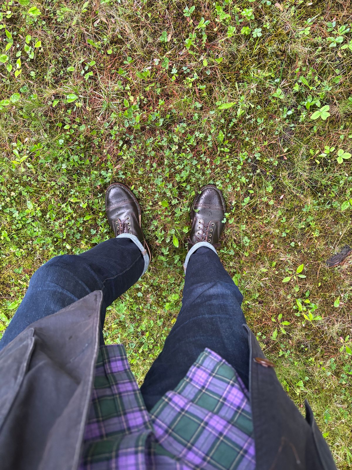 Photo by Asian on May 23, 2025 of the Onderhoud SVC03 Service Boot in Horween Dark Brown Waxed Flesh.